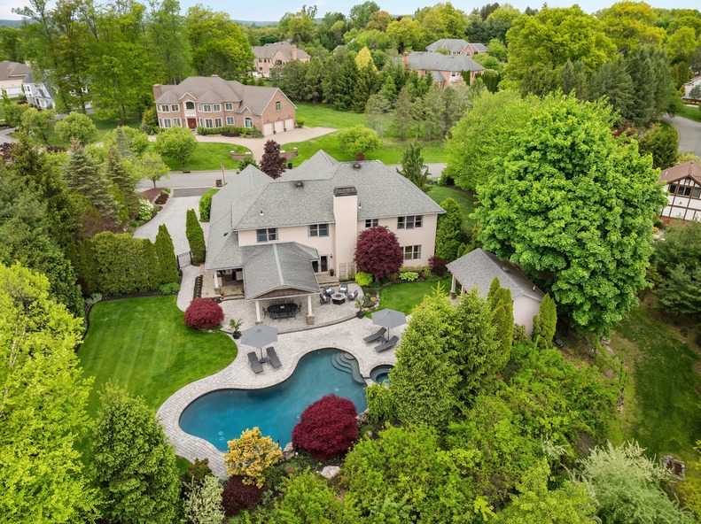Aerial real estate photography